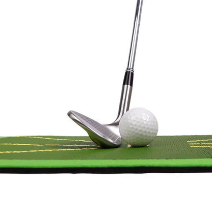 Portable Golf Swing Training Mat with Ball Trace & Path Detection